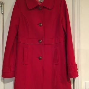 Red jacket-gorgeous!